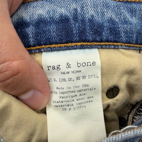 rag & bone Distressed Skinny Jeans Atwater Wash
- Picture 8 of 15